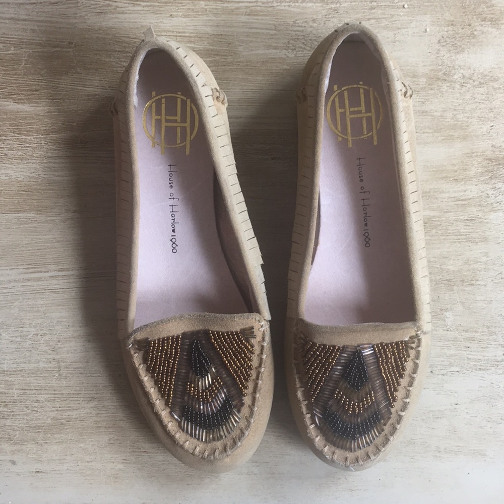 House of Harlow moccasin shoes